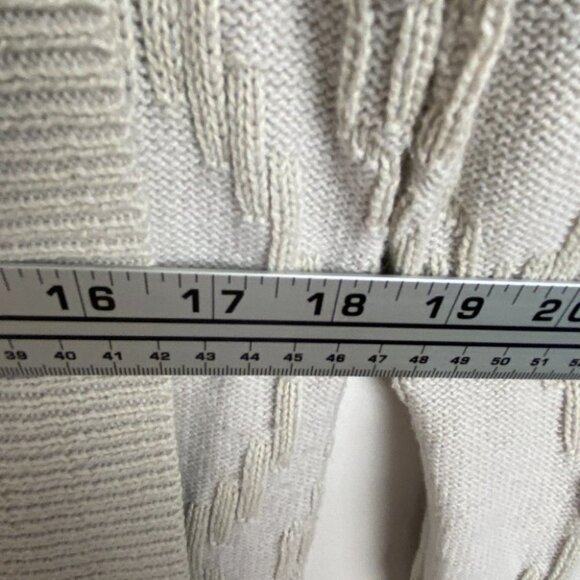 Urban Outfitters Open Front Knit Cardigan Sweater Beige Tan Size Medium Boho M - Picture 10 of 14